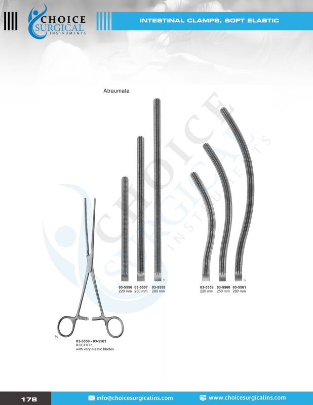 Forceps, Intestinals Clamps, Specula, Biopsy Forceps, Anuscopes Gall Duct